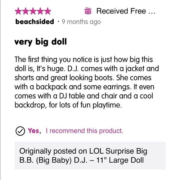 NEW!🔥 LOL Surprise BIG! Baby MC Swag 11 inch Large Doll with Colorful Su… - Picture 15 of 16
